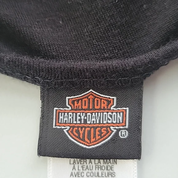 Harley Davidson Ladies Cozumel Mexico Top With Rhinestones, Size Large - Picture 6 of 8